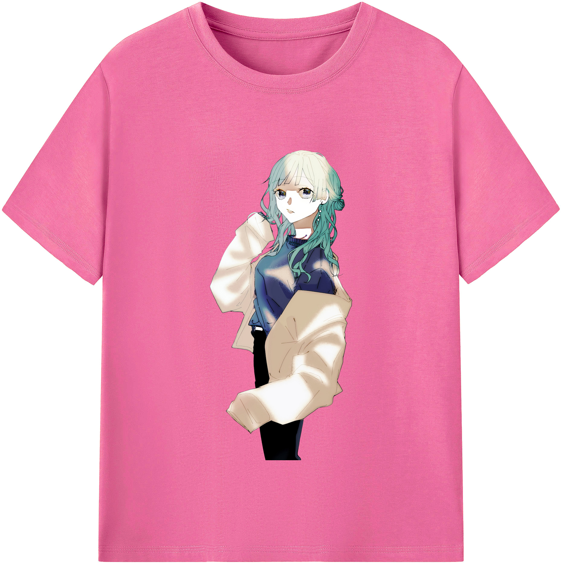 （画像用） 呪術廻戦 Jujutsu Kaisen レディースカジュアルプリントTシャツ（綿100％）